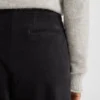 Straight-leg trousers in stretch-cotton velvet Straight-leg trousers in stretch-cotton velvet