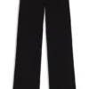 Straight-leg trousers in stretch-cotton velvet Straight-leg trousers in stretch-cotton velvet