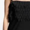 Strappy dress with laser-cut shapes Strappy dress with laser-cut shapes