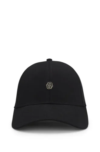 Stretch-cotton cap with Double B monogram Stretch-cotton cap with Double B monogram
