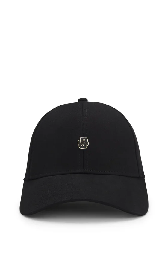 Stretch-cotton cap with Double B monogram Stretch-cotton cap with Double B monogram