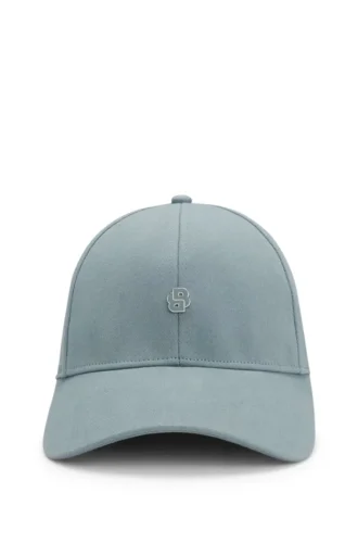 Stretch-cotton cap with Double B monogram Stretch-cotton cap with Double B monogram