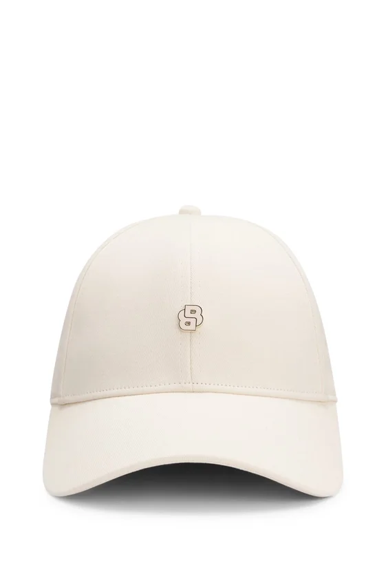 Stretch-cotton cap with Double B monogram Stretch-cotton cap with Double B monogram