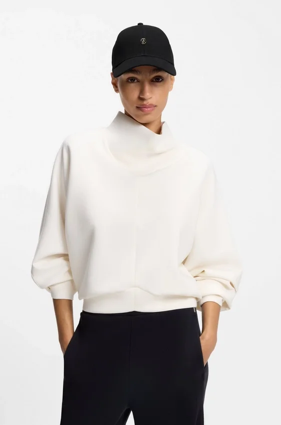 Stretch-cotton cap with Double B monogram Stretch-cotton cap with Double B monogram