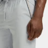 Stretch-cotton pyjama shorts with signature-stripe tape