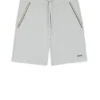 Stretch-cotton pyjama shorts with signature-stripe tape