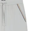 Stretch-cotton pyjama shorts with signature-stripe tape