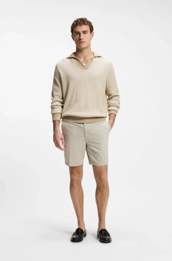 Stretch-cotton shorts in a modern fit Stretch-cotton shorts in a modern fit