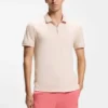 Stretch-cotton slim-fit polo shirt with logo patch