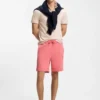 Stretch-cotton slim-fit polo shirt with logo patch