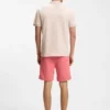 Stretch-cotton slim-fit polo shirt with logo patch