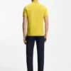 Stretch-cotton slim-fit polo shirt with logo patch