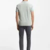 Stretch-cotton slim-fit polo shirt with logo patch