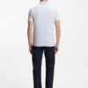 Stretch-cotton slim-fit polo shirt with logo patch
