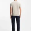 Stretch-cotton slim-fit polo shirt with logo patch