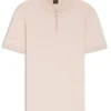 Stretch-cotton slim-fit polo shirt with logo patch
