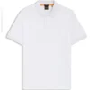 Stretch-cotton slim-fit polo shirt with logo patch