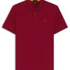 Stretch-cotton slim-fit polo shirt with logo patch