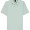 Stretch-cotton slim-fit polo shirt with logo patch