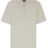 Stretch-cotton slim-fit polo shirt with logo patch