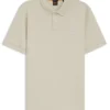 Stretch-cotton slim-fit polo shirt with logo patch