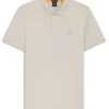 Stretch-cotton slim-fit polo shirt with logo patch