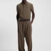 Stretch-cotton slim-fit polo shirt with printed logo Stretch-cotton slim-fit polo shirt with printed logo