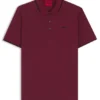 Stretch-cotton slim-fit polo shirt with printed logo Stretch-cotton slim-fit polo shirt with printed logo