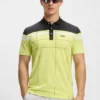 Stretch-cotton slim-fit polo shirt with quick-dry function