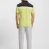Stretch-cotton slim-fit polo shirt with quick-dry function