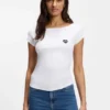 Stretch-cotton slim-fit T-shirt with artwork