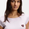 Stretch-cotton slim-fit T-shirt with artwork