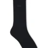 Stretch-cotton socks in a regular length