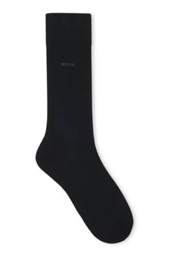 Stretch-cotton socks in a regular length
