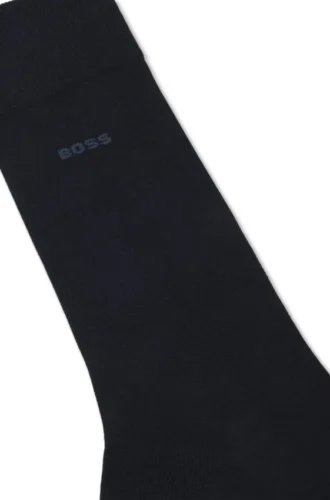 Stretch-cotton socks in a regular length