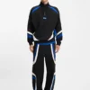 Stretch-cotton sweatshirt with colourful panelling