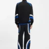 Stretch-cotton sweatshirt with colourful panelling