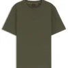 Stretch-cotton T-shirt with contrast logo