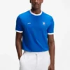 Stretch-cotton T-shirt with country flag and logo Stretch-cotton T-shirt with country flag and logo