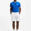 Stretch-cotton T-shirt with country flag and logo Stretch-cotton T-shirt with country flag and logo
