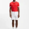 Stretch-cotton T-shirt with country flag and logo Stretch-cotton T-shirt with country flag and logo