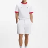 Stretch-cotton T-shirt with country flag and logo Stretch-cotton T-shirt with country flag and logo
