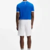 Stretch-cotton T-shirt with country flag and logo Stretch-cotton T-shirt with country flag and logo