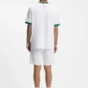 Stretch-cotton T-shirt with country flag and logo Stretch-cotton T-shirt with country flag and logo