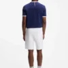 Stretch-cotton T-shirt with country flag and logo Stretch-cotton T-shirt with country flag and logo