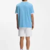 Stretch-cotton T-shirt with country flag and logo Stretch-cotton T-shirt with country flag and logo