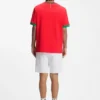 Stretch-cotton T-shirt with country flag and logo Stretch-cotton T-shirt with country flag and logo