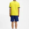 Stretch-cotton T-shirt with country flag and logo Stretch-cotton T-shirt with country flag and logo