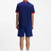 Stretch-cotton T-shirt with country flag and logo Stretch-cotton T-shirt with country flag and logo