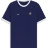Stretch-cotton T-shirt with country flag and logo Stretch-cotton T-shirt with country flag and logo